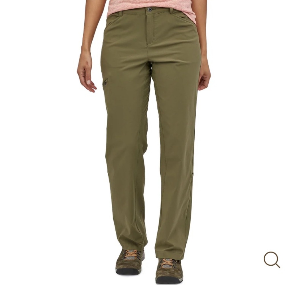 Patagonia Quandary Pants in Fatigue Green | Size 14